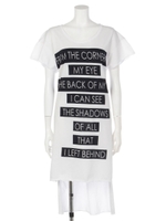 (BLACK BY K&M)ワンピース/WHITE LT