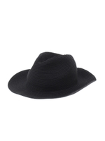 【AZUL by moussy】つば広HAT/BLK