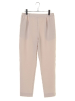 タックテーパードイージーパンツ/ピンクベージュ