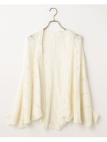 立体花レースモモンガ/ピンク