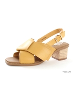 リボンサンダル/YELLOW
