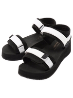 ダブルベルトスポーツサンダル/ホワイト