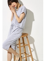 【AZUL by moussy】ブラウジングワンピース/RED