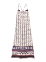 エスニックキャミワンピース/ホワイト(030)