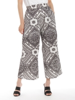 バンダナ柄ワイドPT/BLACK