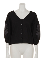 【chille anap】花刺繍2WAYブラウストップス/WH