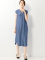 〓★JOC ベルト付き ノースリーブ シャツワンピース/LT.BLUE