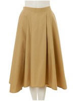 タイプライターテールカットスカート/カーキ