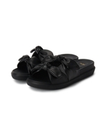 ダブルリボンフラットサンダル/オフホワイト(003)