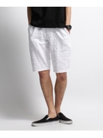 エスニックボーダーパイルショーツ/アイボリー(004)