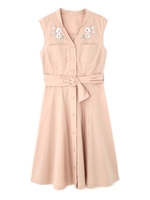 BOUQUET SHIRT DRESS/ピンク(090)