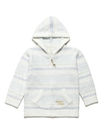 ’スムーズィー’4ボーダー baby パーカ/PNK