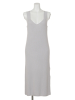 あぜ編ビスチェニットOP/ベビーピンク