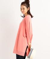 ワイドチュニック丈トップス