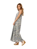 ダマスク柄ロングワンピース/PINK