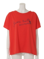 スイーツバックレースアップTシャツ/ブルー