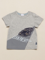 BABYくるまTシャツ/杢グレー