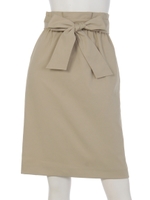 ウエストリボンタイトスカート/ピンク