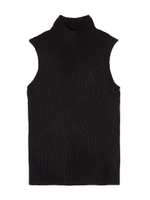 《BLANCHIC》ハイネックリブニット/ブラック(010)