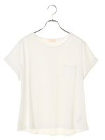 ・バックシャンブレースプルオーバー/オフホワイト