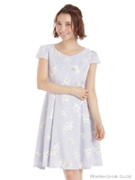 ドット×フラワーオリジナルワンピ　3/コン