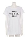 【ANAP】メッセージダメージTシャツ/WH