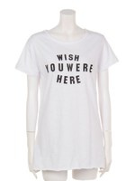 【ANAP】メッセージダメージTシャツ/WH