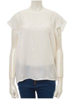 フレアスリーブキャミソールトップス/ホワイト