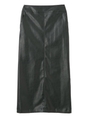 FAUX LEATHER MAXI SKIRT/グリーン
