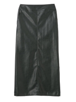 FAUX LEATHER MAXI SKIRT/グリーン