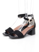 アンクルストラップサンダル/BLK