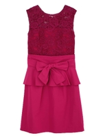 グログランドレス/ネイビー(120)