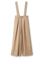 サテンリラックスパンツ/ベージュ