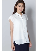 テンセル混ダンガリーシャツ/ホワイト(030)