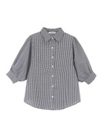 パフスリーブブラウス/ミックス