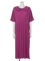 プリーツロングワンピース/PPL