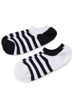 ボーダーショートソックス(2P)/オフホワイト(303)