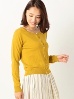 カラーカーディガン/マスタード