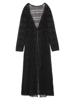 フロントリボンロングガウン/WHT