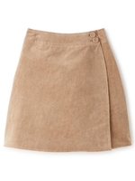 リバーシブルジャガードスカート/ブラウン