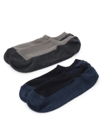 バイカラーフットカバー(2P)/ネイビー(593)