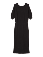 《BLANCHIC》Vネックニットワンピース/ベリーピンク(090)