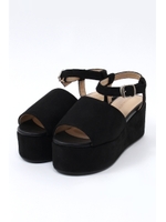 【AZUL by moussy】配色厚底サンダル/NVY