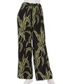 【BED&BREAKFAST】LUCKY BAMBOO PRINT Pants/BLACK MIX