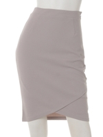 フロントカシュクールタイトSK/ブラック