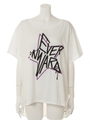 EVER ONWARD異素材Tシャツ/ホワイト