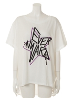 EVER ONWARD異素材Tシャツ/ホワイト