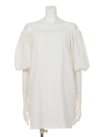 SオフショルパフSLV OP/WHT
