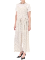 【AZUL by moussy】エスパンディキャミオールインワン/柄WHT