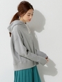 〓☆JC C BOXY 裏毛パーカー/MD.GRAY